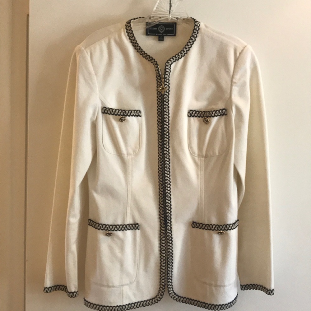 White St. John Sport by Marie Gray blazer